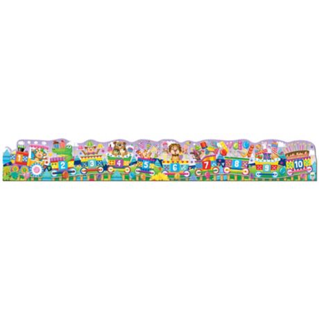 The Learning Journey Puzzle Doubles Giant Abc And 123 Train Floor Puzzles Bed Bath Beyond