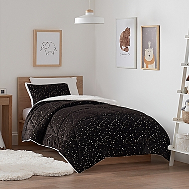 UGG&reg; Avery Stars 3-Piece Full/Queen Comforter Set in Midnight. View a larger version of this product image.