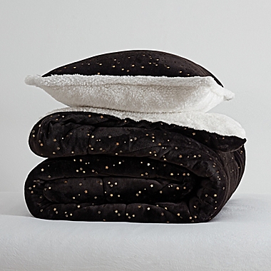 UGG&reg; Avery Stars 3-Piece Full/Queen Comforter Set in Midnight. View a larger version of this product image.