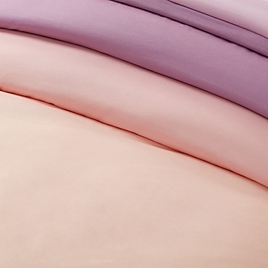 UGG&reg; Devon Ombre 2-Piece Reversible Twin Comforter Set in Sherbet. View a larger version of this product image.