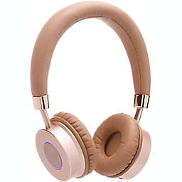 Contixo Wireless Bluetooth Volume Safe Limit 85db On-The-Ear Kids Headphones KB-200 in Gold