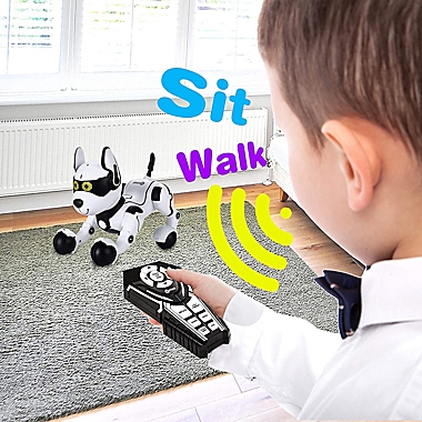 Contixo R4 IntelliPup RC Interactive &amp; Smart Dancing Voice Commands Robot Dog. View a larger version of this product image.