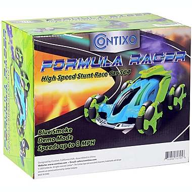 Contixo SC4 Realistic Sounds &amp; Lights Remote Control Car in Blue Smoke. View a larger version of this product image.