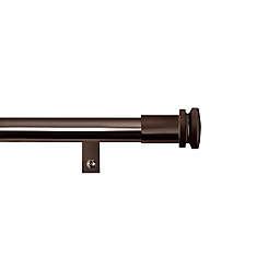 Zenna Home® Smart Rods 18 to 48-Inch Adjustable Curtain Rod Set in Oil Rubbed Bronze