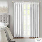 Alternate image 9 for Madison Park Emilia 95-Inch Twist Tab 100% Blackout Curtain Panel in White (Single)