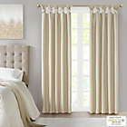 Alternate image 8 for Madison Park Emilia 95-Inch Twist Tab 100% Blackout Curtain Panel in Champagne (Single)