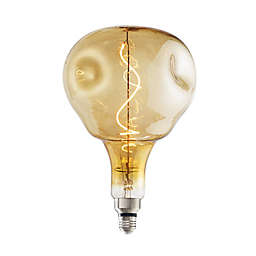 Bulbrite Grand Nostalgic 4-Watt Orb LED Light Bulb in Amber