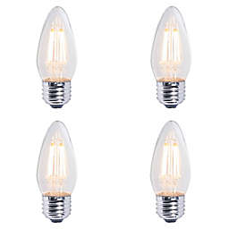 Bulbrite 4-Pack 4.5-Watt B11 Warm White LED Light Bulbs