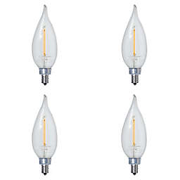 Bulbrite 4-Pack 4.5-Watt CA10 Soft White LED Light Bulbs