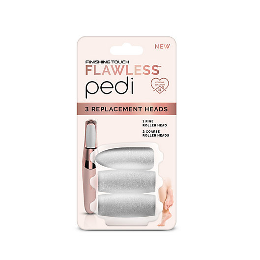 Alternate image 1 for Finishing Touch Flawless™ Pedi 3-Piece Replacement Heads in Rose Gold