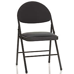 Simply Essential™ Comfort Folding Chair in Black