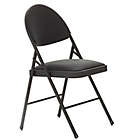 Alternate image 4 for Simply Essential&trade; Comfort Folding Chair in Black
