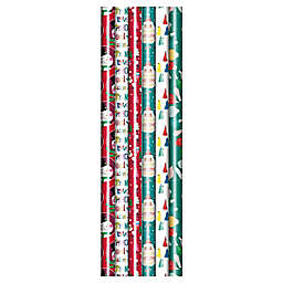 H for Happy™ 1-Roll Jumbo Juvenile Christmas Gift Wrap Assortment