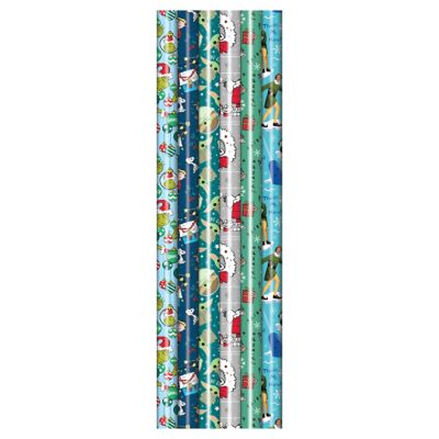 Licensed Novelty Christmas Wrapping Paper Roll