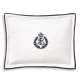 Lauren Ralph Lauren Carter Embroidered Oblong Throw Pillow in Navy