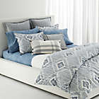 Alternate image 1 for Lauren Ralph Lauren Austin Diamond 3-Piece Queen Comforter Set in Grey/Blue