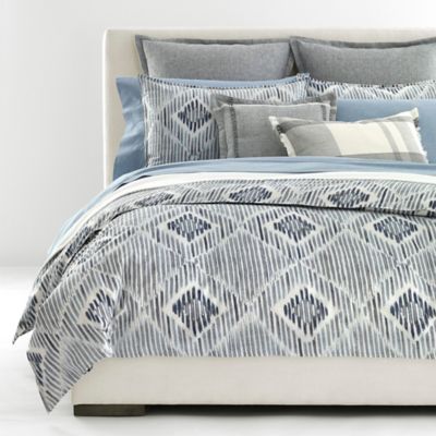 Lauren Ralph Lauren Austin Diamond 3-Piece King Duvet Cover Set in  Grey/Blue | Bed Bath & Beyond