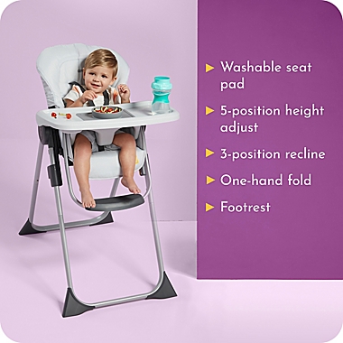 Century&reg; Snack On&trade; Folding High Chair in Metro. View a larger version of this product image.
