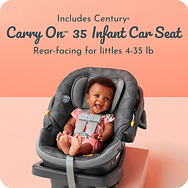 Century&reg; Stroll On&trade; 3-Wheel 2-in-1 Lightweight Travel System in Metro. View a larger version of this product image.
