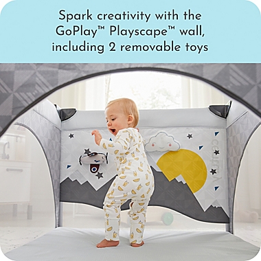 Century&reg; Play On&trade; 2-in-1 Playard and Activity Center in Metro. View a larger version of this product image.