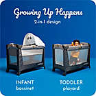 Alternate image 1 for Century&reg; Travel On&trade; LX 2-in-1 Compact Playard with Bassinet in Metro