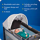 Alternate image 6 for Century&reg; Travel On&trade; LX 2-in-1 Compact Playard with Bassinet in Metro