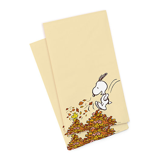 Alternate image 1 for GRAPHIQUE DE FRANCE® Peanuts™ 20-Count Snoopy Harvest Guest Napkins