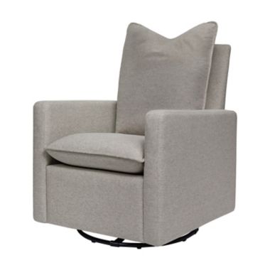 Babyletto Cali Pillowback Swivel Glider in Grey. View a larger version of this product image.