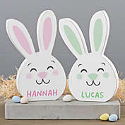 8-Inch Easter Bunny Wooden Shelf Decoration