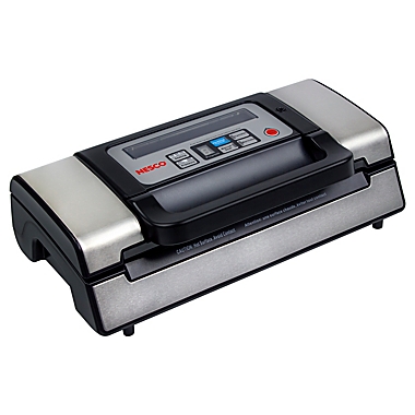 Nesco&reg; Deluxe Vacuum Sealer in Stainless Steel/Black. View a larger version of this product image.