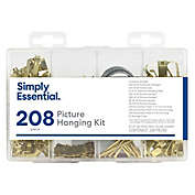 Simply Essential&trade; 208-Piece Picture Hanging Kit in Gold
