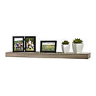 Alternate image 1 for Simply Essential&trade; 36-Inch Wood Shelf in Rustic Grey