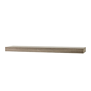 Simply Essential&trade; 36-Inch Wood Shelf in Rustic Grey. View a larger version of this product image.