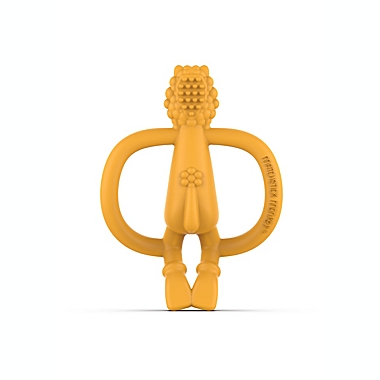 Matchstick Monkey&trade; Ludo Lion Silicone Teether in Yellow. View a larger version of this product image.