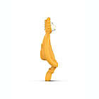 Alternate image 3 for Matchstick Monkey&trade; Ludo Lion Silicone Teether in Yellow