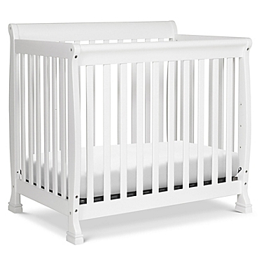 DaVinci Kalani 4-in1 Convertible Mini Crib in White. View a larger version of this product image.