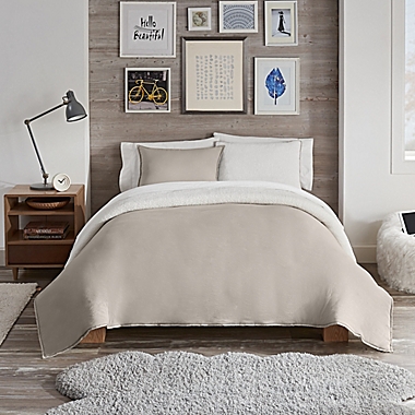 UGG&reg; Devon Sherpa 3-Piece Reversible Duvet Cover Set. View a larger version of this product image.