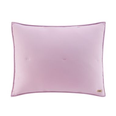 UGG&reg; Devon Sherpa 2-Piece Twin/Twin XL Reversible Comforter Set in Verbena. View a larger version of this product image.