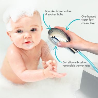 The First Years&reg; Rain Shower and Baby Spa Tub. View a larger version of this product image.