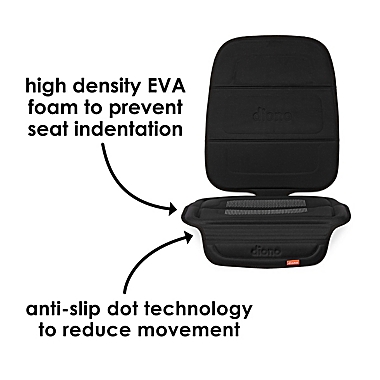 Diono&reg; Seat Guard Complete Seat Protector in Black. View a larger version of this product image.