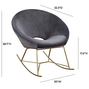 Tov Furniture&trade; Velvet Upholstered Chair. View a larger version of this product image.