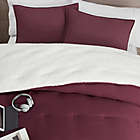 Alternate image 3 for UGG&reg; Devon Sherpa 2-Piece Twin/Twin XL Reversible Comforter Set in Cabernet
