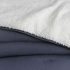 Alternate image 6 for UGG&reg; Devon Sherpa 3-Piece Reversible Full/Queen Comforter Set in Navy