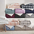 Alternate image 7 for UGG&reg; Devon Sherpa 2-Piece Twin/Twin XL Reversible Comforter Set in Oatmeal Stripe