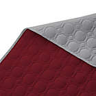 Alternate image 5 for MHF Home Bethany Reversible King Quilt Set in Burgundy/Grey