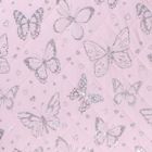 Alternate image 1 for Sleeping Partners Metallic Butterfly Full 3-Piece Reversible Quilt Set in Pink