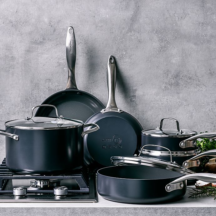 Alternate image 1 for GreenPan™ Canterbury Nonstick Hard-Anodized Aluminum Cookware Collection