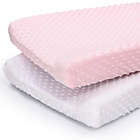 Alternate image 0 for The Peanutshell&trade; 2-Pack Minky Dot Changing Pad Covers