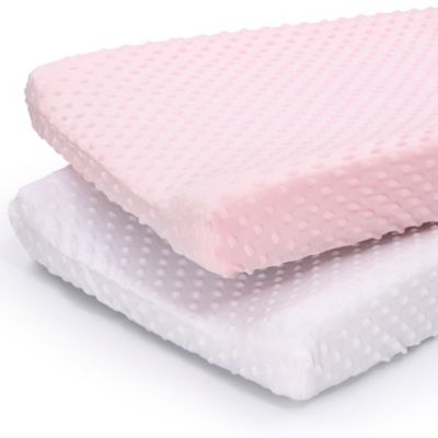 The Peanutshell&trade; 2-Pack Minky Dot Changing Pad Covers