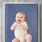 Alternate image 1 for The Peanutshell&trade; 2-Pack Minky Dot Changing Pad Covers in Blue/Grey